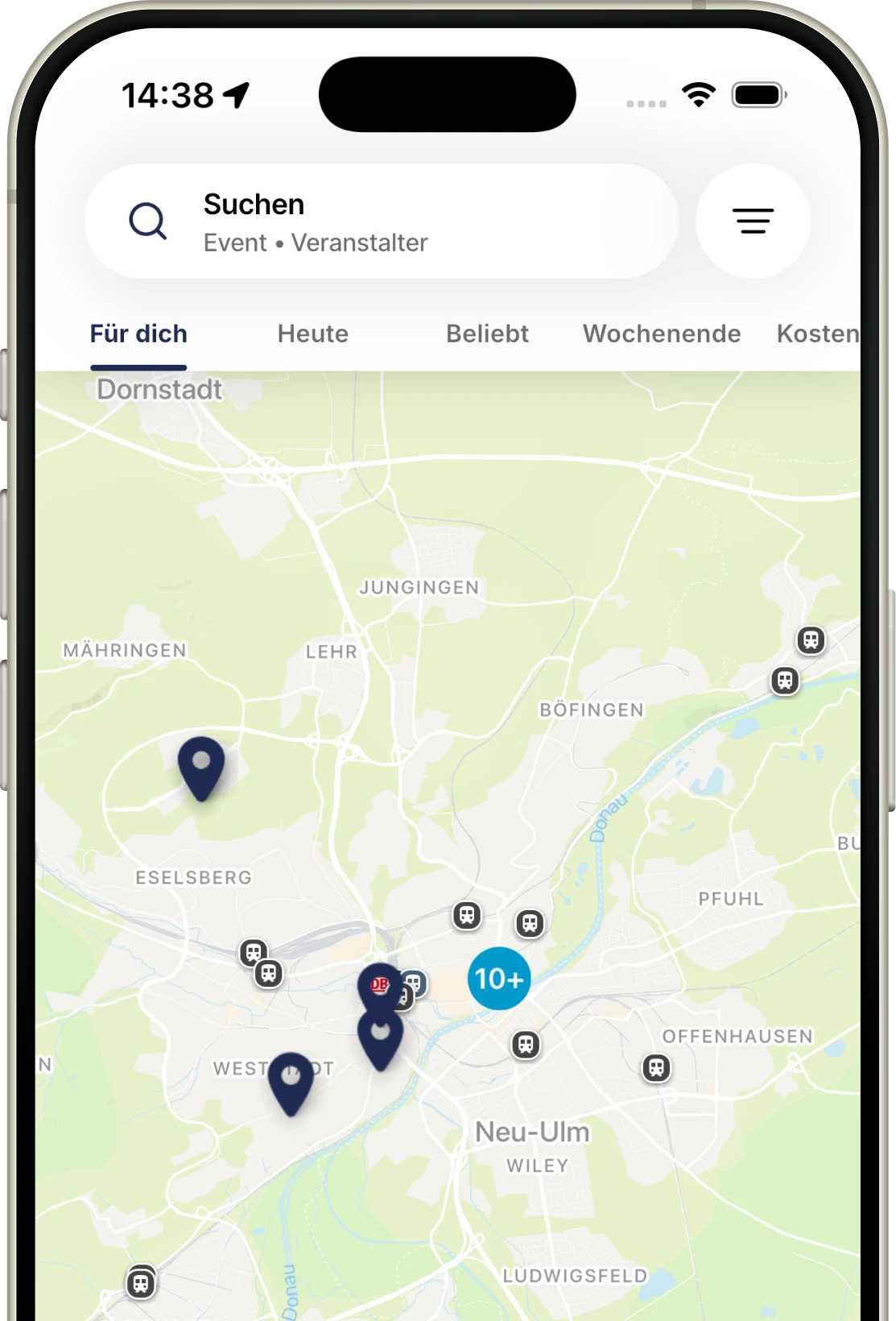 Karte - Events in deiner Umgebung
